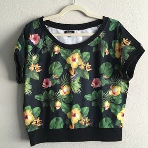 South Pole| Jungle floral thick T-Shirt|Size: XL
